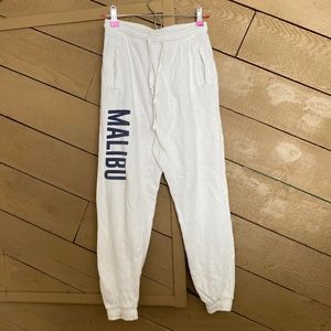 White Brandy Sweatpants